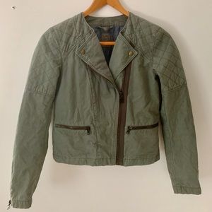 GAP Army Green Moto/Utility Jacket